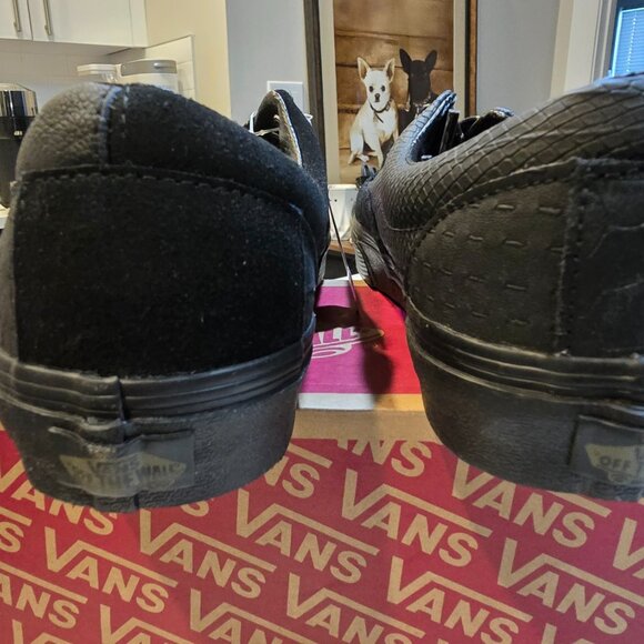 Vans Era Patchwork Mono Patchwork Blackout Black Mens 10.5 RARE New Sneaker SHOE - Picture 7 of 10